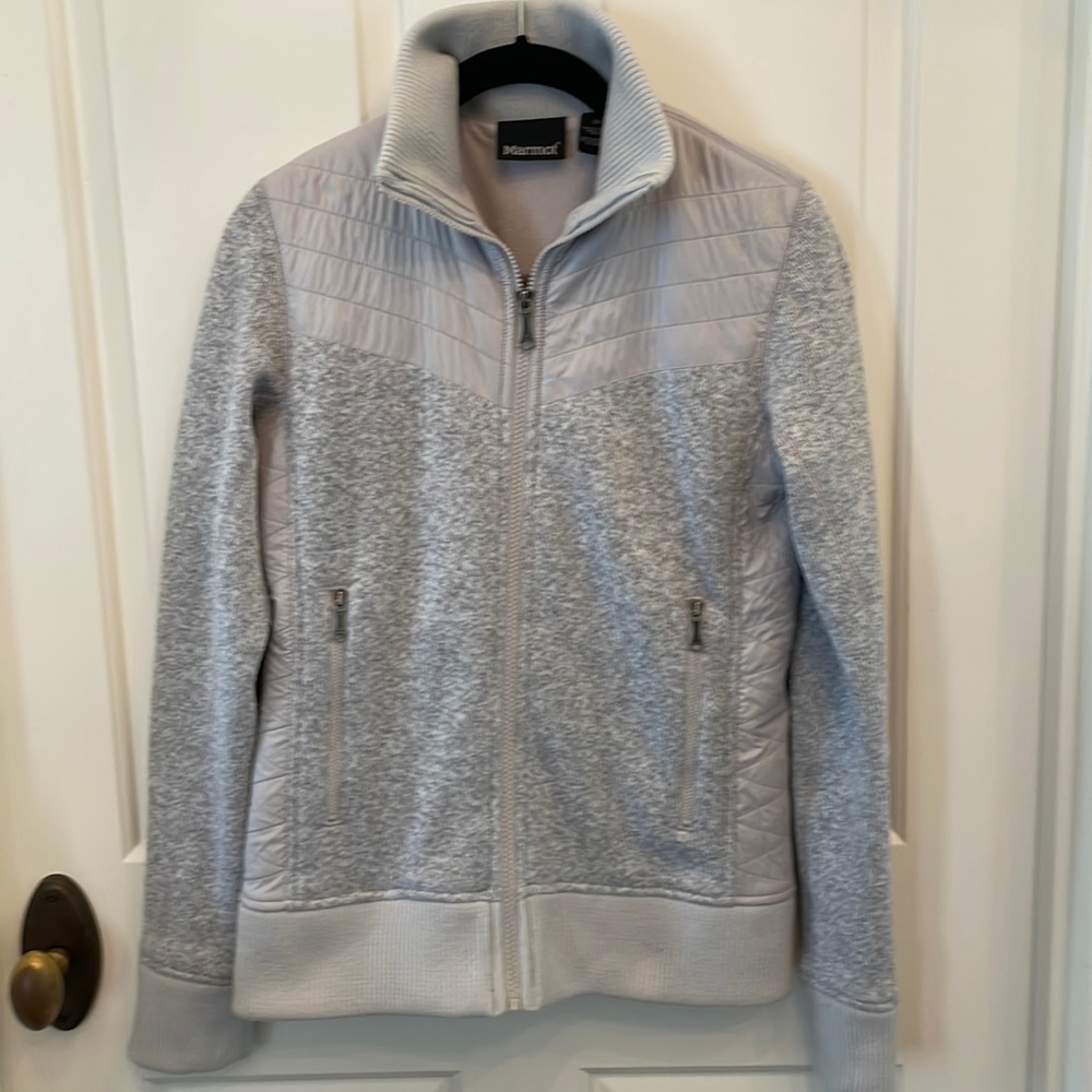 Women’s gray Marmot zip jacket